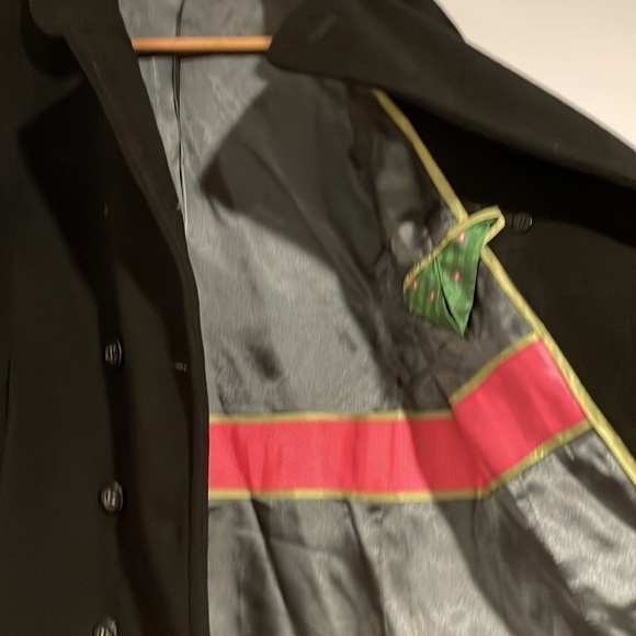 J.Crew Women’s black pea coat with Peter Pan collar Sz 4 soft wool w/satin lined - Picture 5 of 7